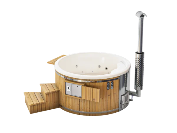 Pellet Fired Hot tub - Tamed Ocean