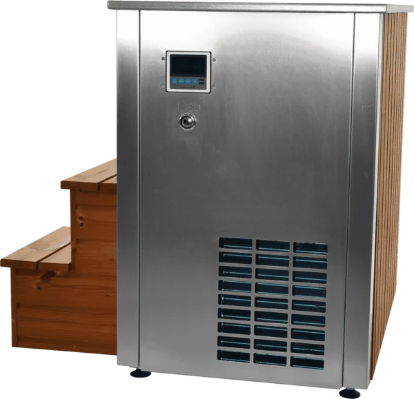 Cold Plunge from Tamed Ocean with automated chiller ranging from 3 degrees to 38