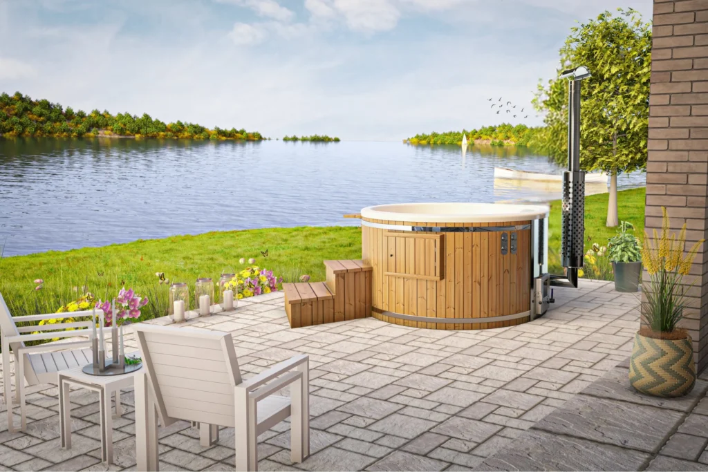 Home 1 Tamed Ocean ltd Tamed Ocean Wood pellet hot tub