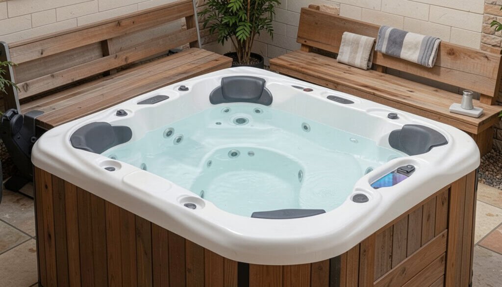 wood fired hot tub 4 person