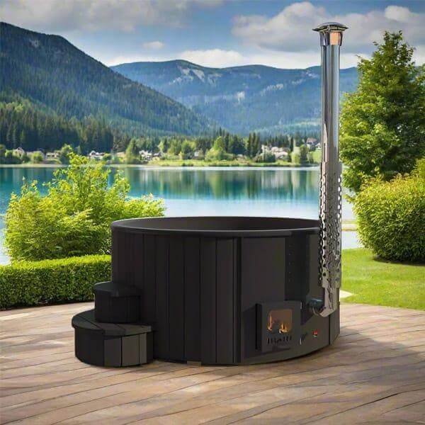 wood fired hot tub