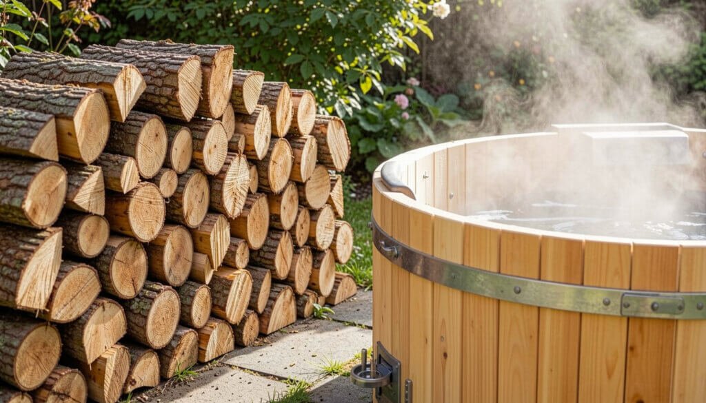 Size Logs Do You Need for a Wood Fired Hot Tub