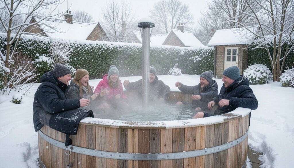 Can You Use a Wood-Fired Hot Tub in the UK in Winter