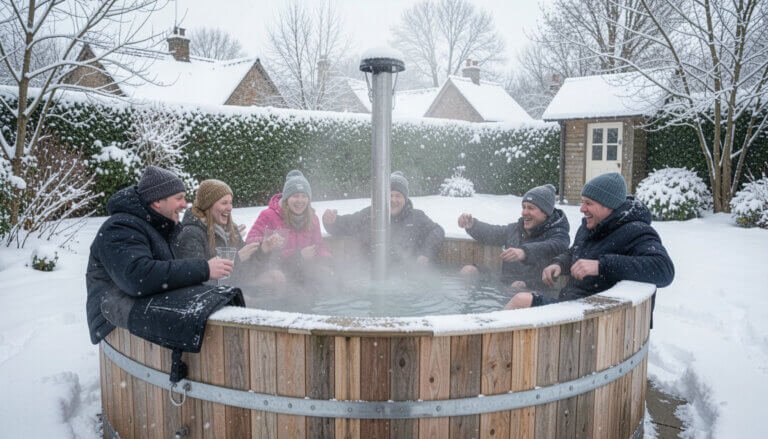 Can You Use a Wood-Fired Hot Tub in the UK in Winter