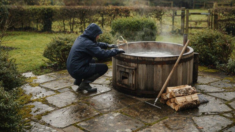 Maintain a Wood Fired Hot Tub
