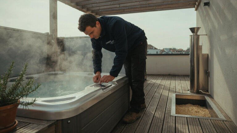 Smart Pellet Hot Tub